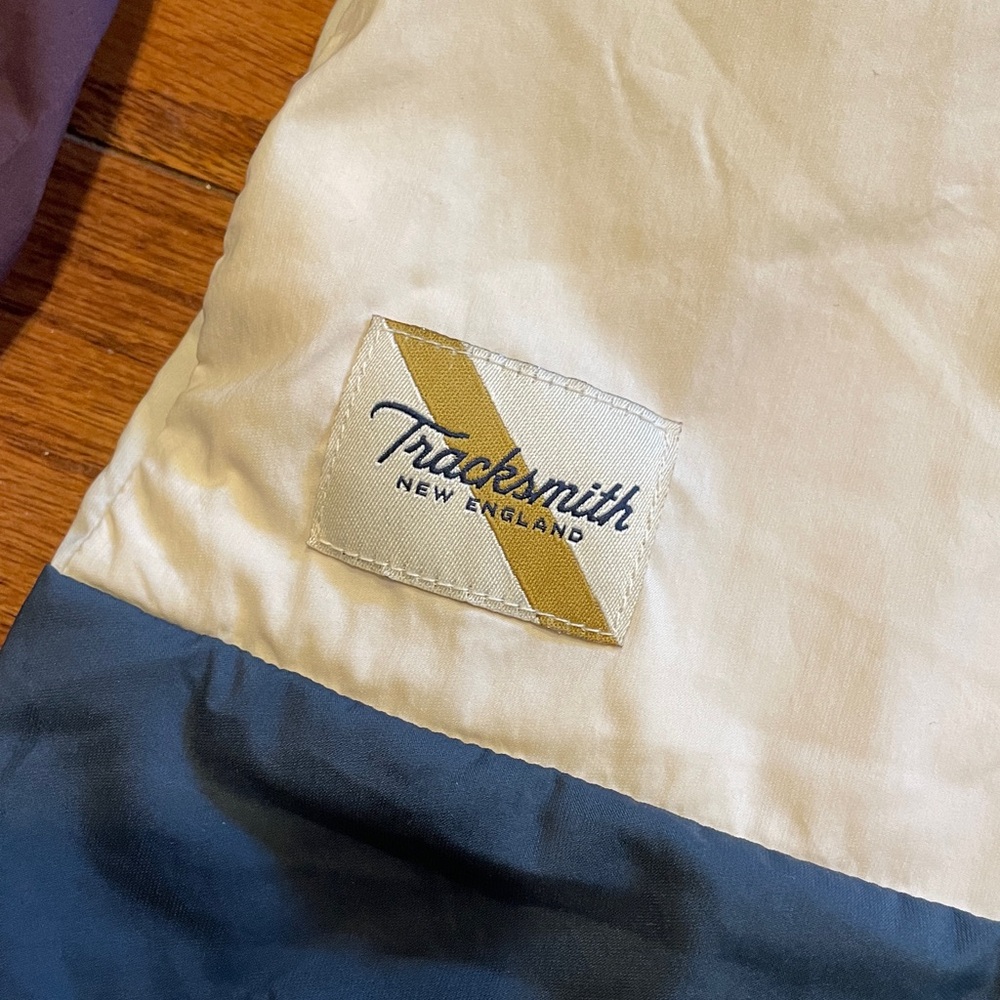 Tracksmith light weight color block running jacket size small - Picture 2 of 9